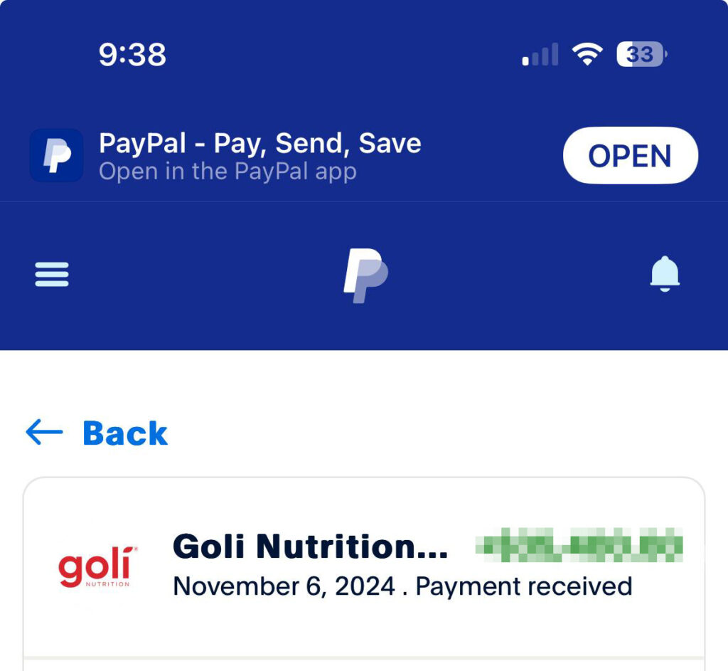 TikTok shop brand payment for hitting milestone